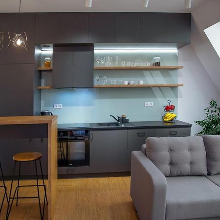 Ferienwohnung Nadjeziorna Graphite Ełk Exterior foto